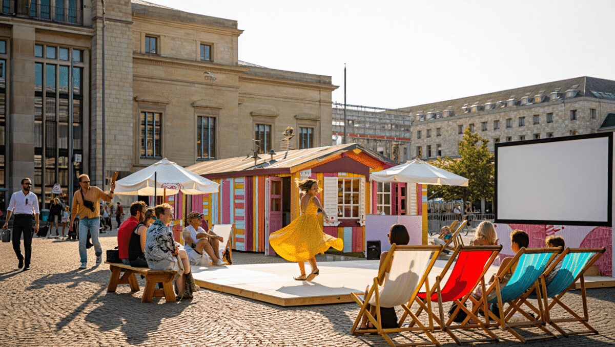 Comedy Club, cours de danse, cinéma en plein air… Une guinguette s’installe devant la gare Montparnasse