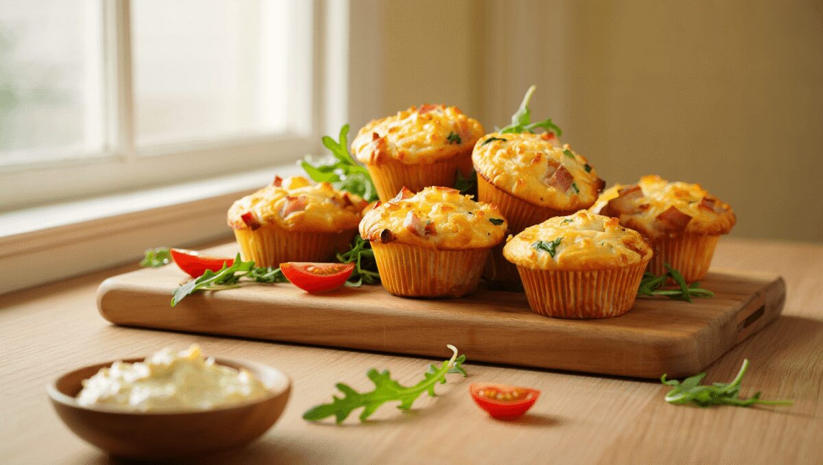 Muffins jambon emmental moelleux et rapides