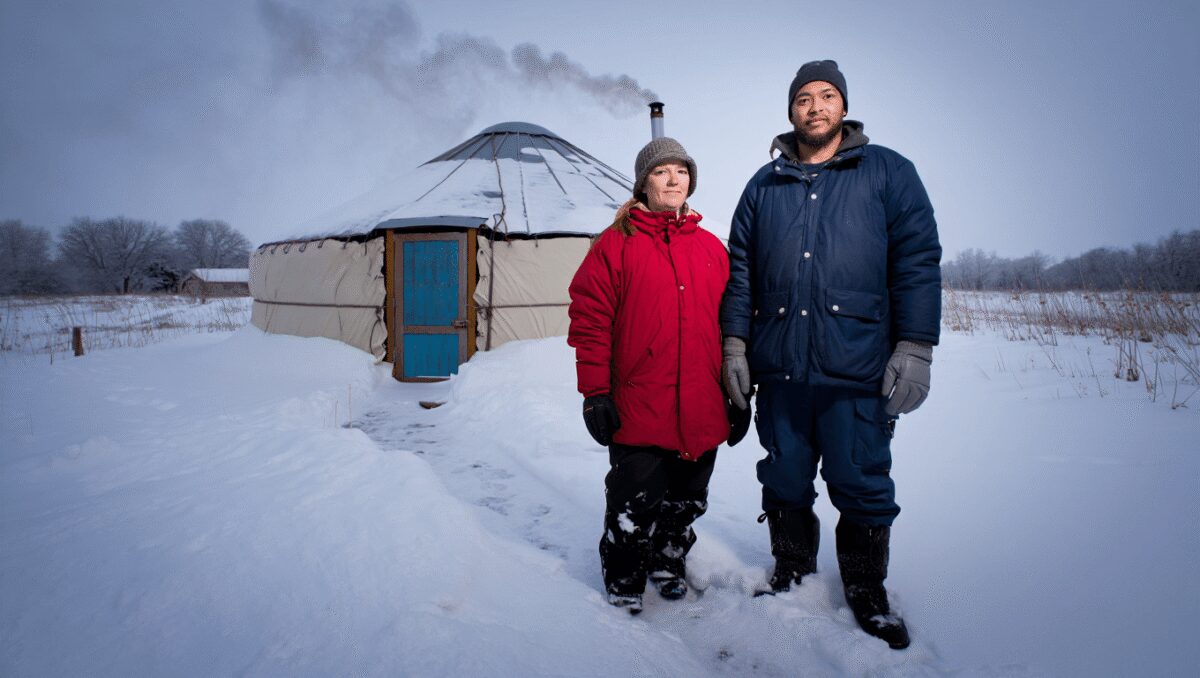This Wisconsin Couple Lives in a Yurt, and Winter Is Their Favorite Part