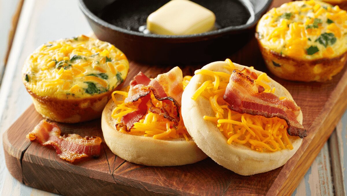 Muffins anglais – egg muffins