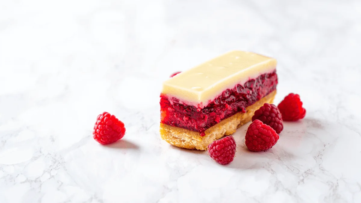 Barres chocolat framboises aux Biscuits à la cuillère Bonne Maman