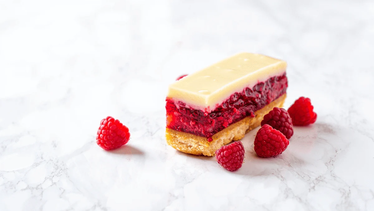 Barres chocolat framboises aux Biscuits à la cuillère Bonne Maman