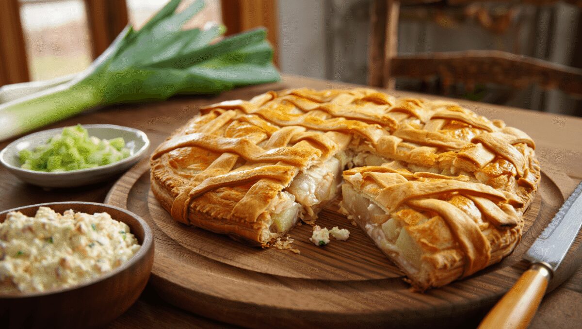 Tarte rustique momie Halloween