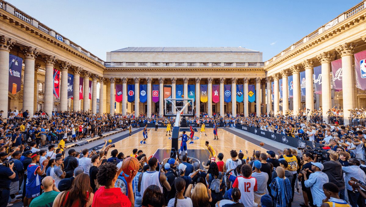 La NBA va transformer le Palais Brongniart en temple du basket ce week-end