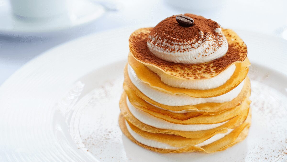 Charlotte de crêpes tiramisu