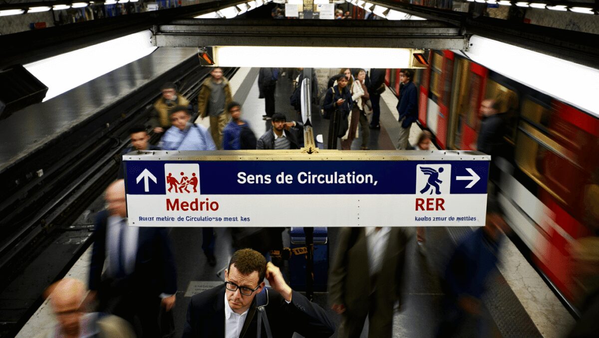 Pour quelle raison le métro et le RER roulent-ils dans des sens opposés à Paris ?