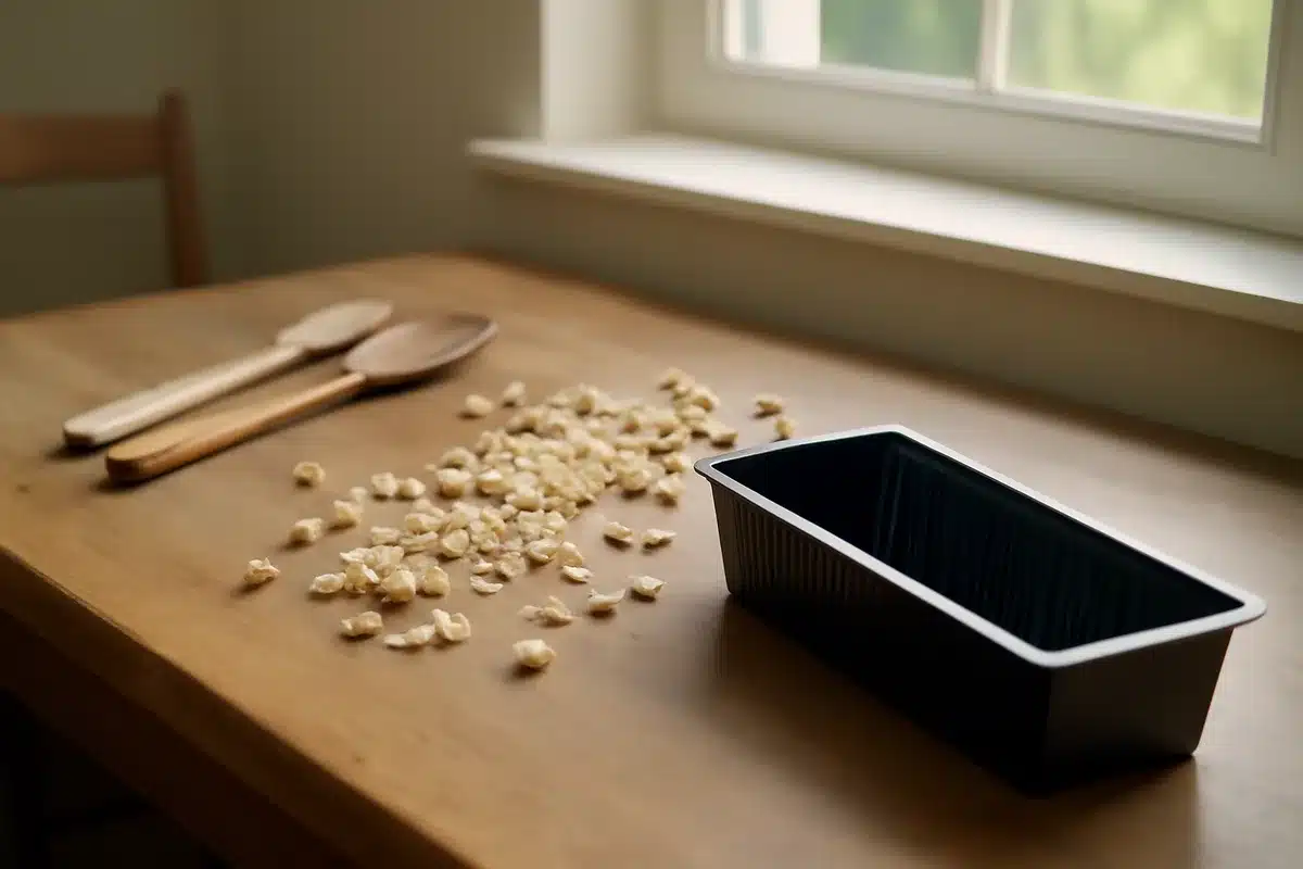 Recette de bûche pop-corn vanille caramel pour Noël, facile et gourmande