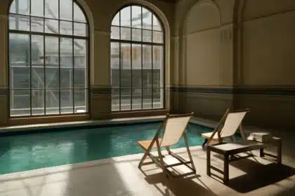 Rénovation de la piscine de la Butte-aux-Cailles : solarium, salle de fitness et bassins extérieurs