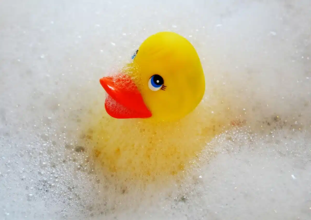 Ramequins dans un bain-marie prêts à cuire au four