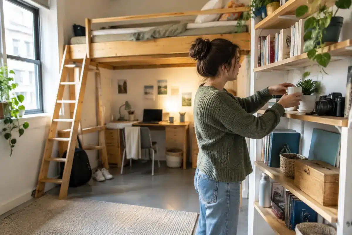 Six astuces pratiques pour optimiser l'espace dans un studio